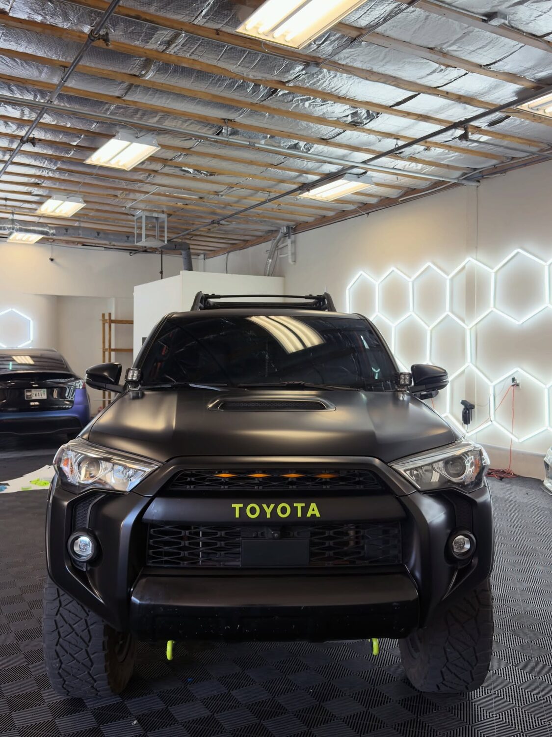 Toyota 4Runner satin black wrap